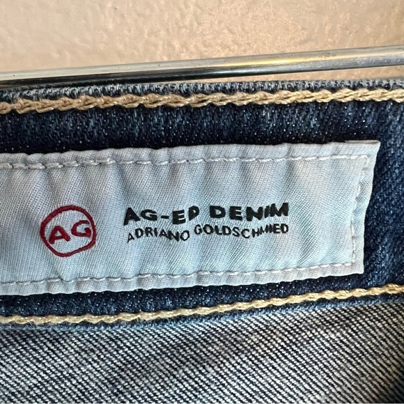 AG Womens High Rise Skinny Ankle Jeans Denim Dark Wash Sz 26 - Picture 6 of 12